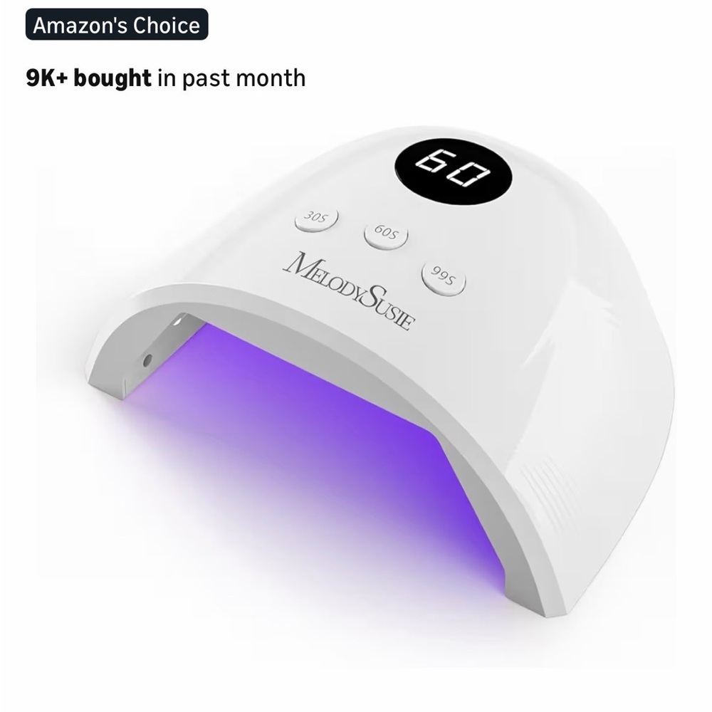 White LED UV Nail Lamp with Digital Timer